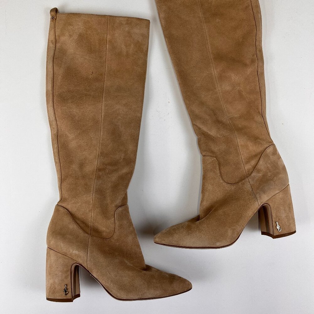 Sam Edelman Suede Knee High Boots Size 7